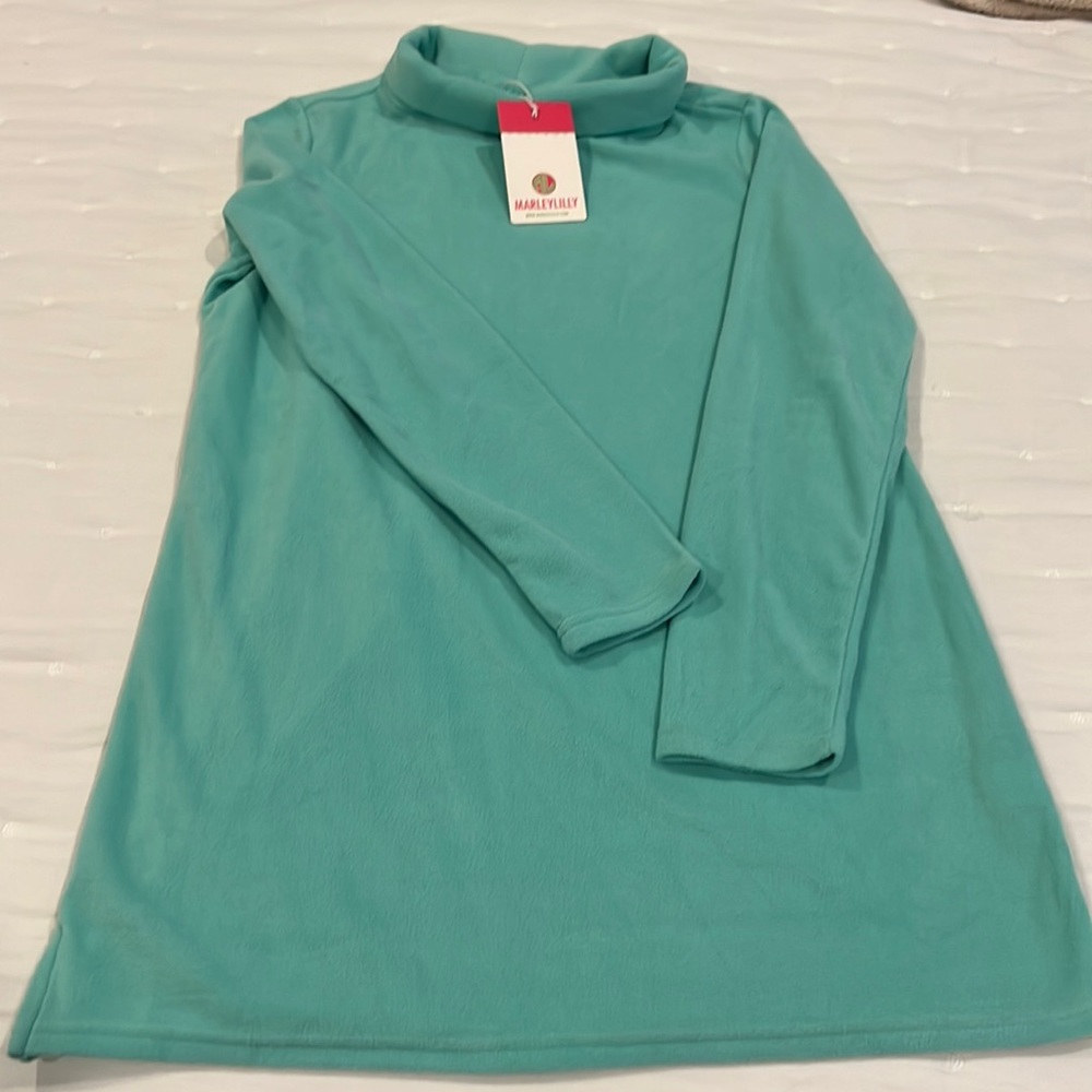 NWOT MarleyLilly Mint Fleece a tunic Sz Medium
